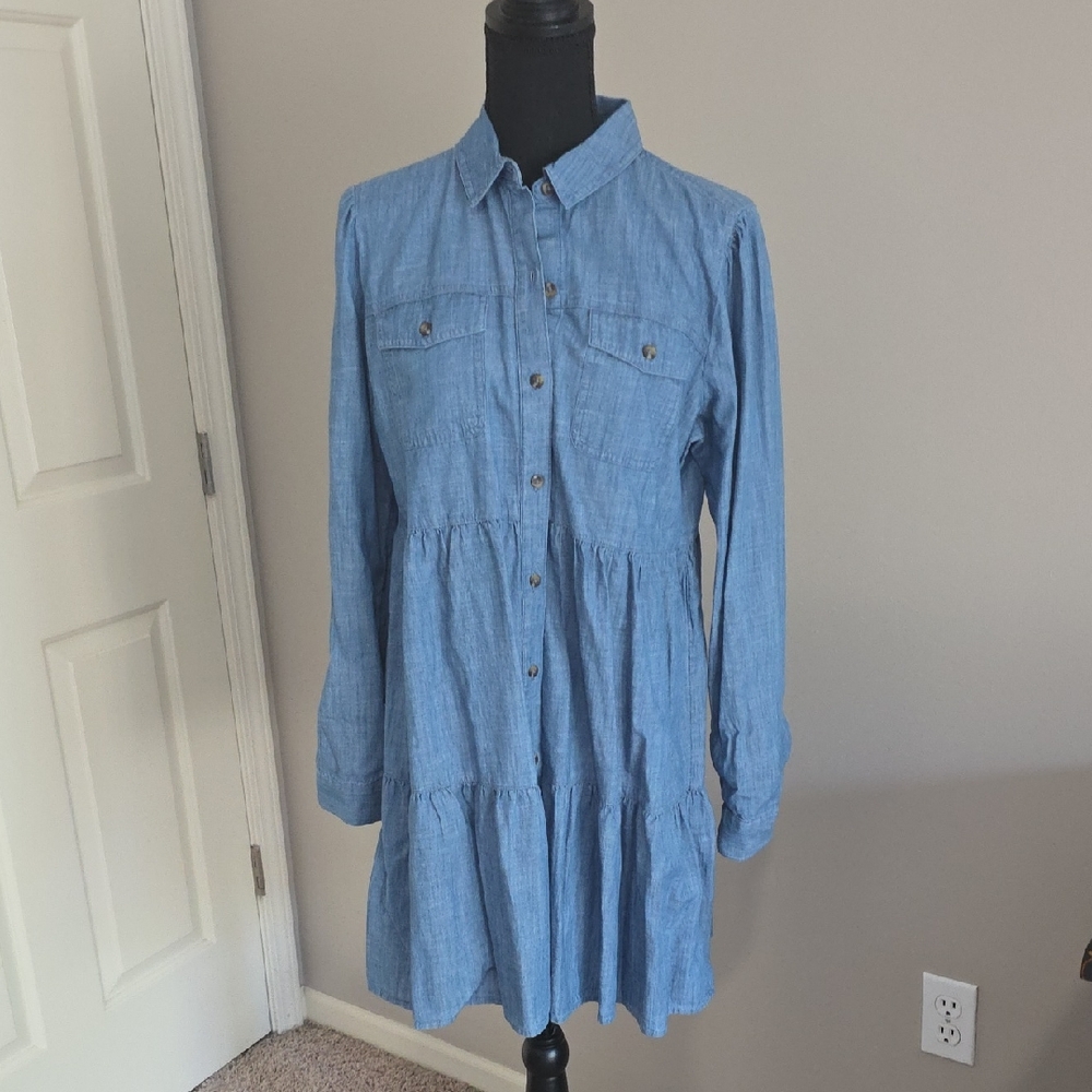 SO Light Blue Mini Dress